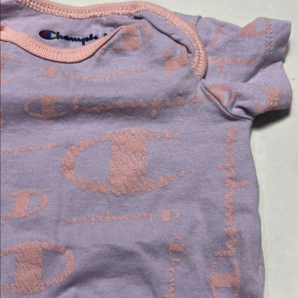 Champion Bundle of 3 one piece bodysuits size 6m